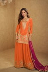 Aarushi By Gulkayra Chinon Designer Readymade Suits Wholesale Market In Surat