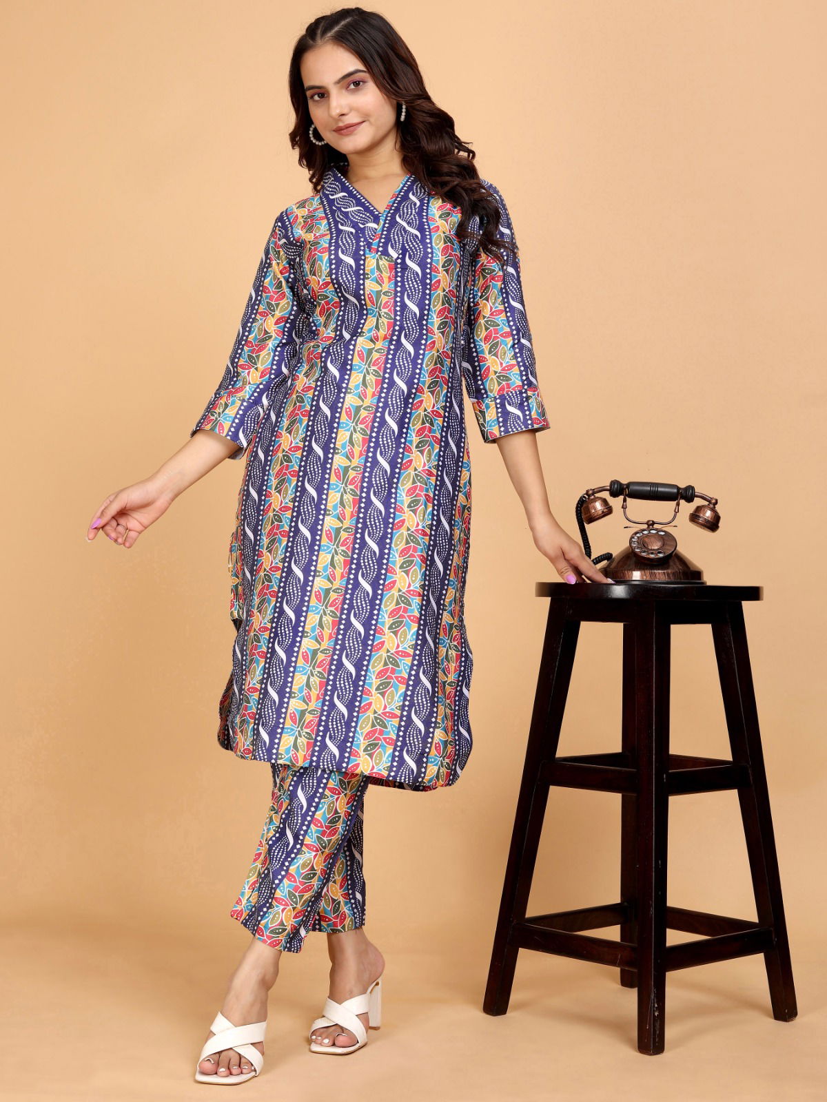 Aarika 9Star Designer Jam Cotton Kurti With Bottom Suppliers In India