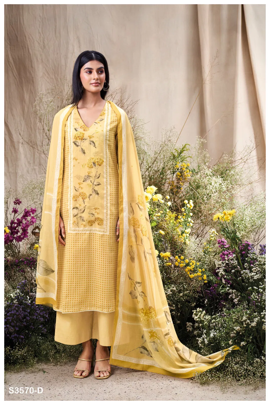 Francis 3570 By Ganga Cotton Printed Salwar Suit Wholesalers In Delhi