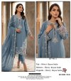 Hoor Tex 994 A To D Rayon Satin Embroidered Salwar Kameez