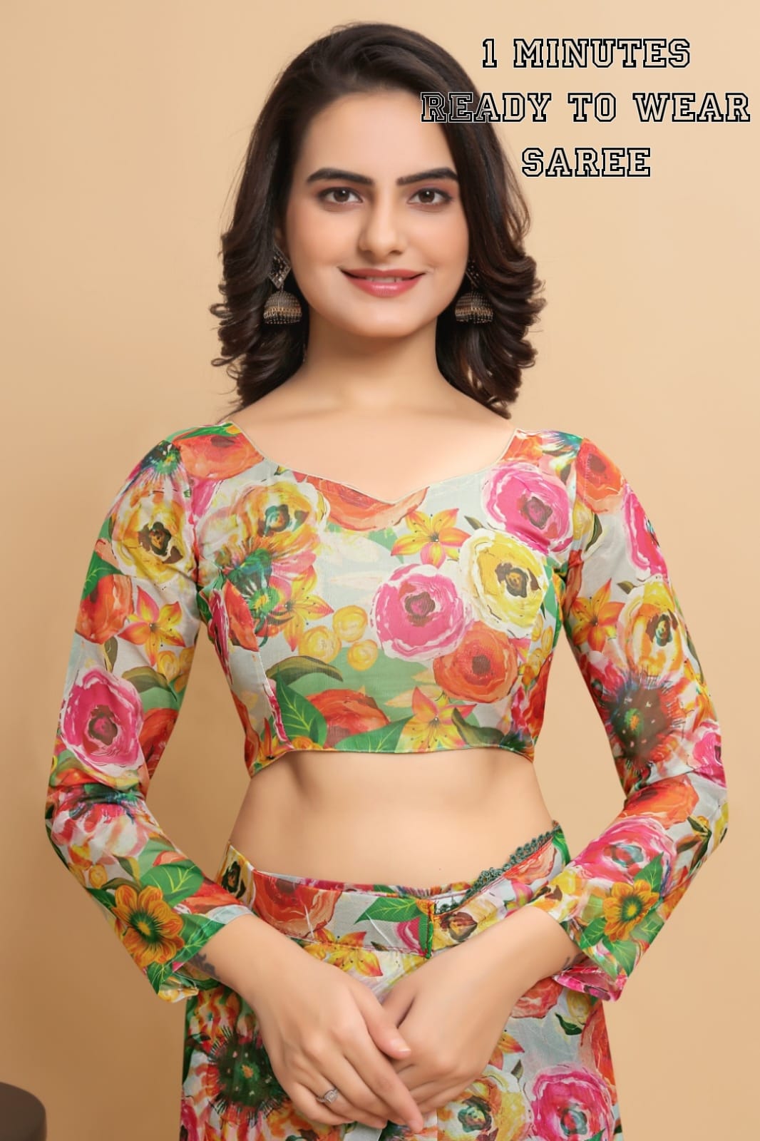 Radha By Tc Designer Organza Digital Print Ready To Wear Saree Catalog