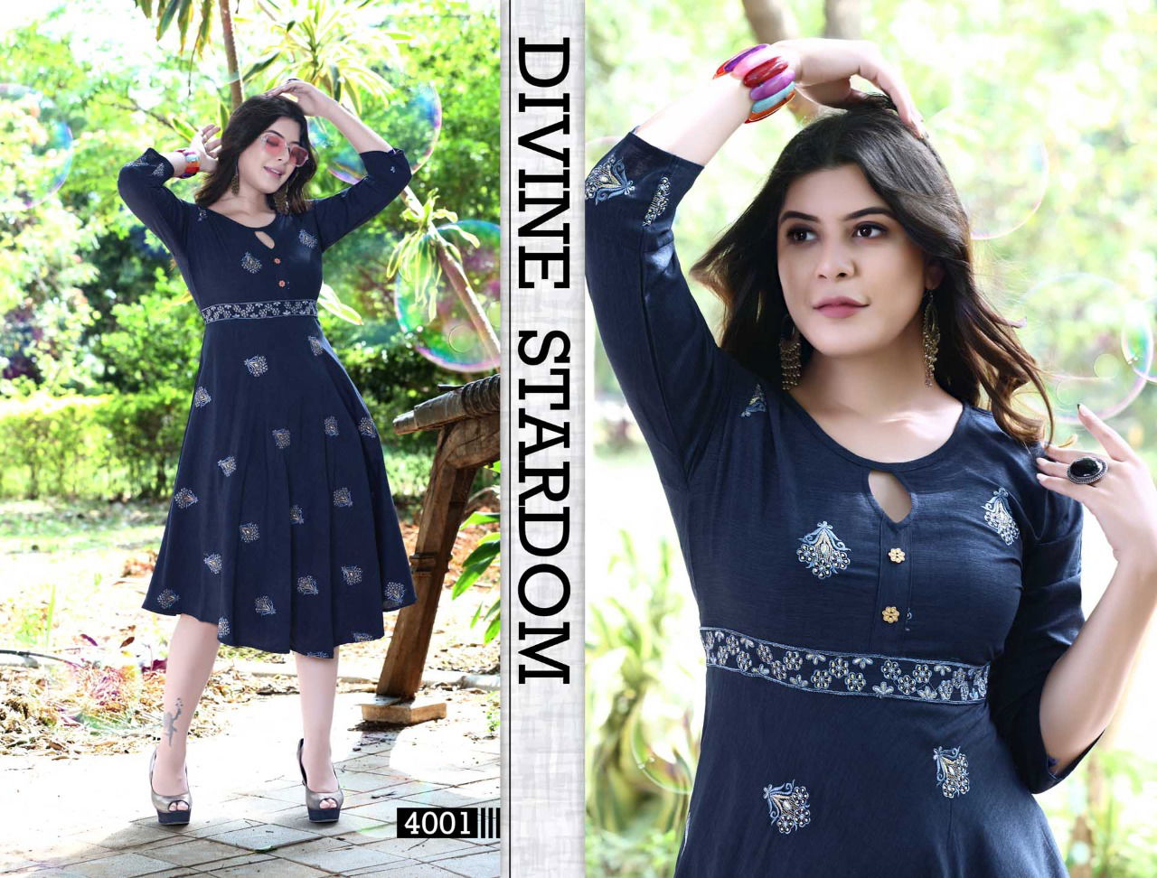 Trendy Orchid Ethnic Wear Fancy Designer Kurtis Collection
