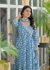 Naisha K 328 Cotton Casual Wear Anarkali Kurti With Pant Dupatta Wholesale Market In Surat