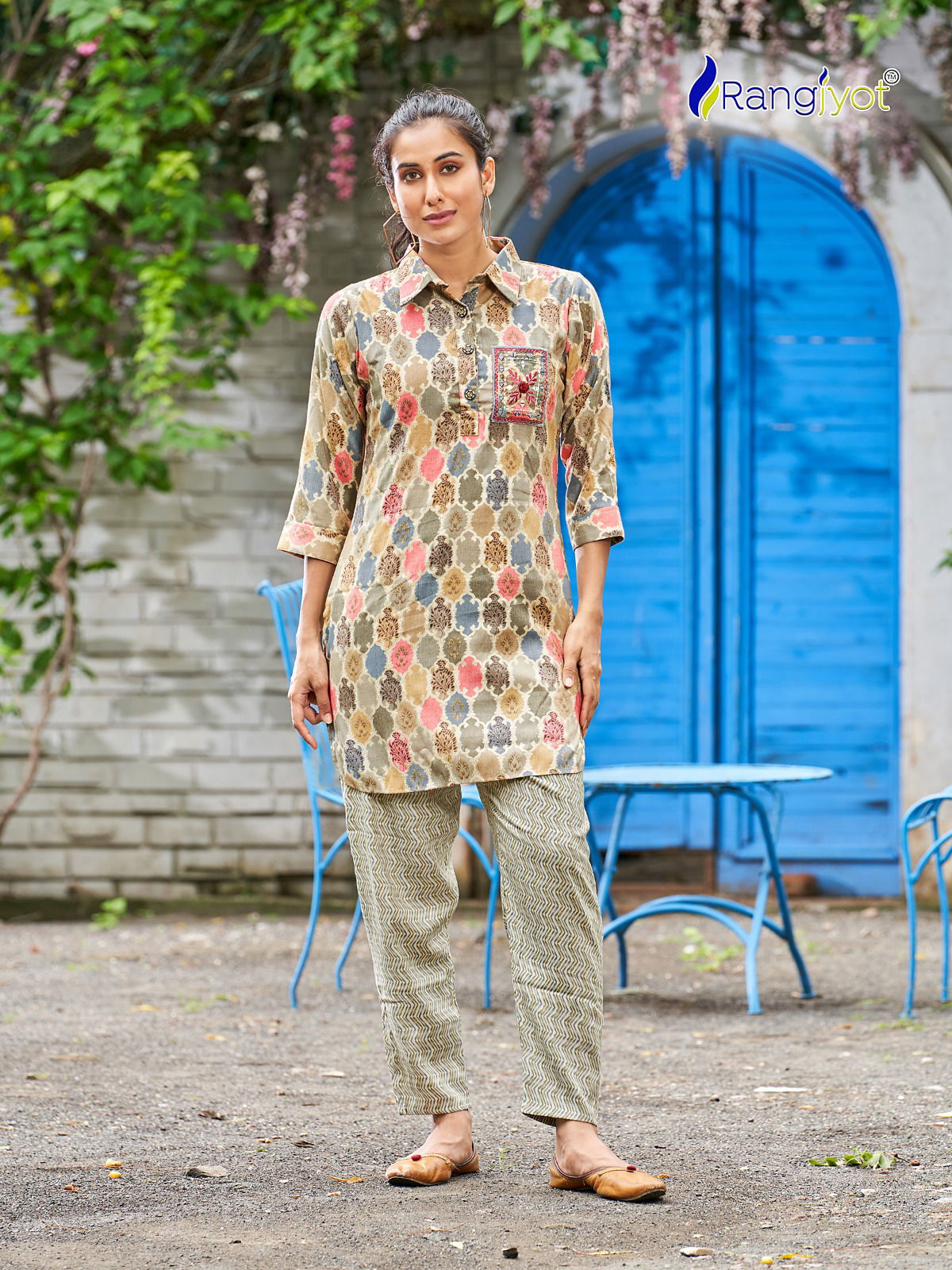 Rangjyot Shimoni Vol 1 Printed Cord Set Catalog
