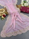Jk Designer Soft Joya Silk Embroidery Wedding Wear Sarees Wholesale Market In Surat
