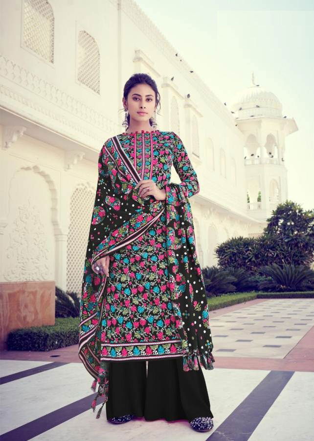Silky 2 Latest Designer Printed Pashmina Jacquard Ready Made Salwar Suit Collection 