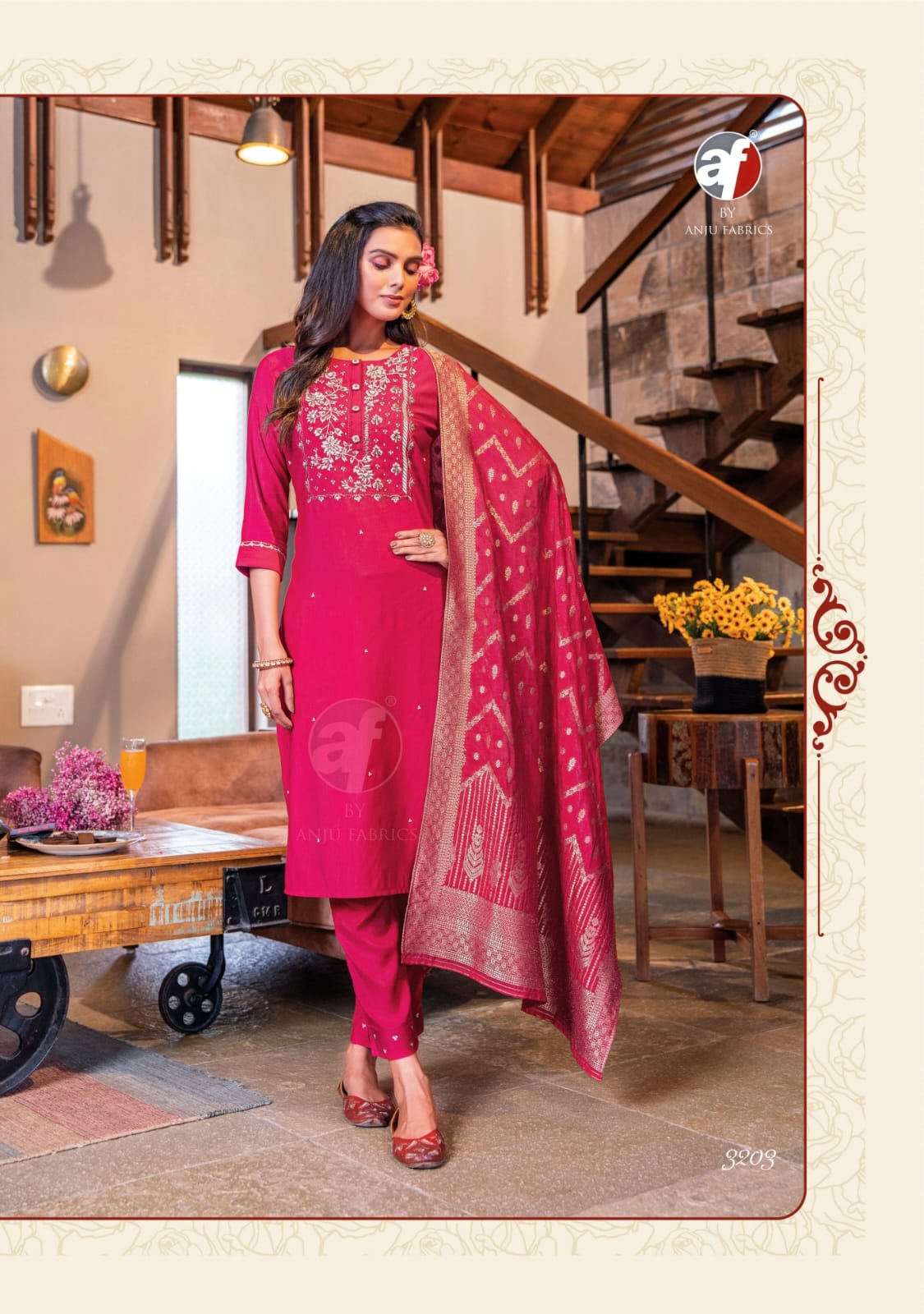 Mayuri Vol 3 By Af Kurti Pant With Heavy Dupatta Catalog