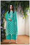 Vireya 3618 By Ganga Cotton Printed Embroidery Salwar Suit Exporters In India