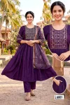 Bandhan Vol 1 Vertican Silk Sequence Work Kurti Set
