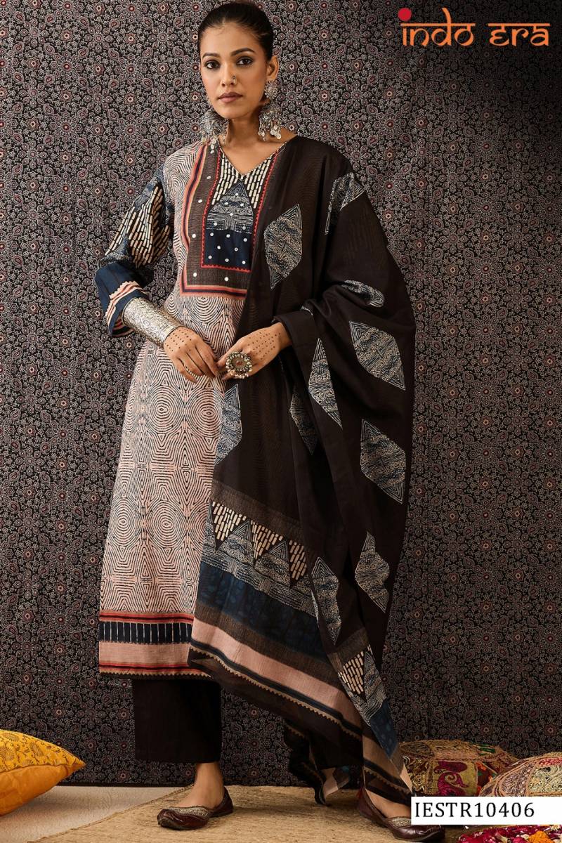 Indo Era 2570 Cotton Kurti Bottom With Dupatta Wholesale Suppliers In Mumbai