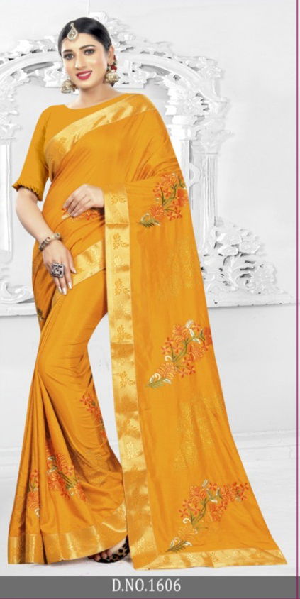 AISHWARYA  BEING HUMAN Latest Fancy Designer Festive Wear Dola With Fancy Lace And Printed Saree Collection