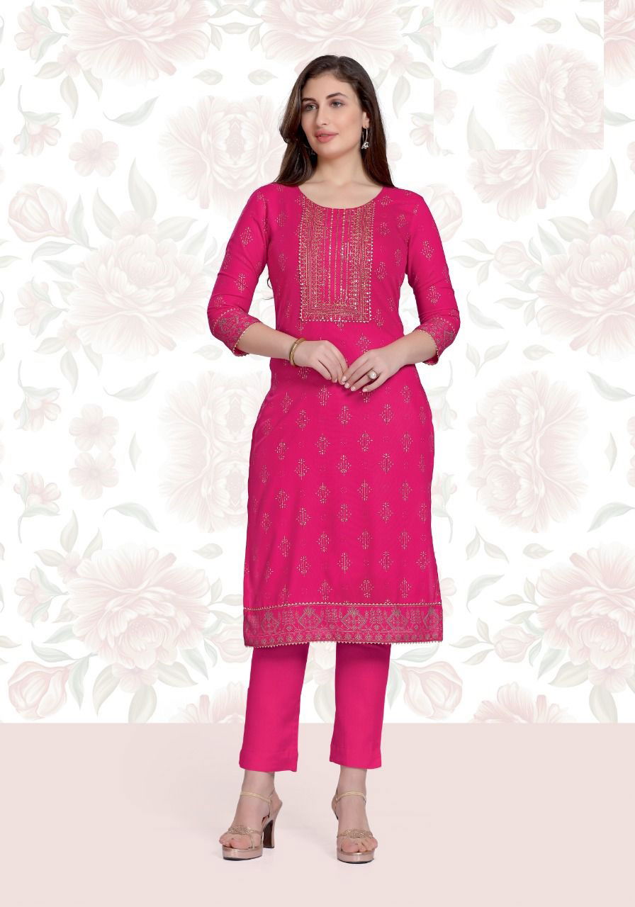 Suryajyoti Tara 1 Latest Fancy Ethnic Wear Designer Kurti With Pant Collection