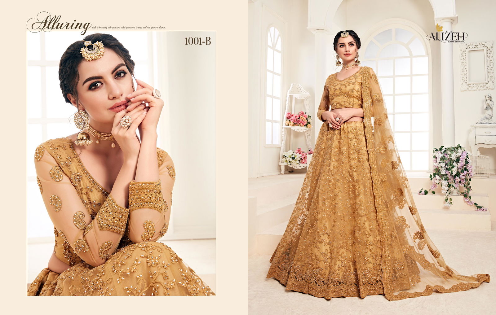 Bridal Heritage 1001 B By Net Designer Lehenga Choli Catalog