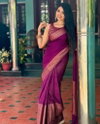 Soft Silk 3042 Lichi Soft Silk Jacquard Work Festival Wear Saree Wholesalers In Surat