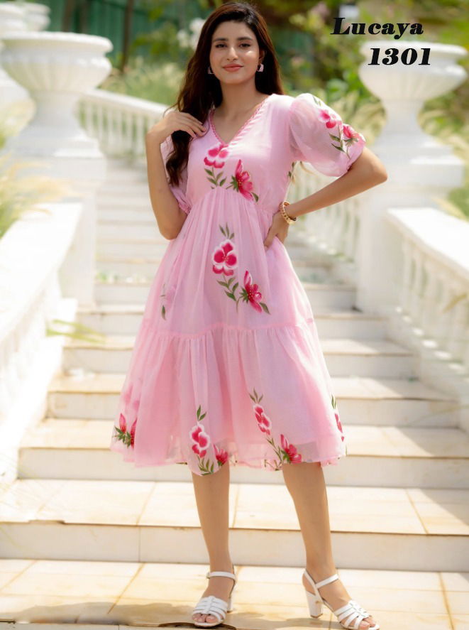 Lucaya Vol 13 By UF Party Wear Ladies One Piece Western Dress Wholesale Online