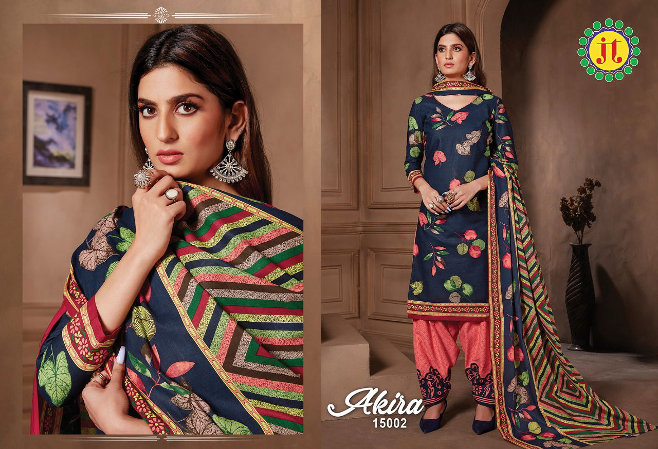 Jt Akira 15 Latest Collection Of Pure Cotton Printed Dress Material