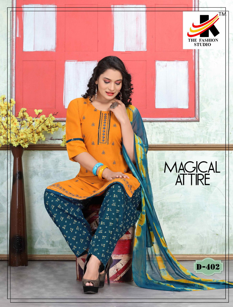 Trendy Zarina Latest Fancy Designer Regular Casual Wear Printed Rayon Readymade Salwar Suit Collection
