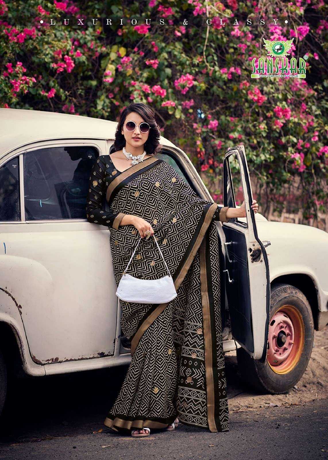 kaari by sanskar pure cotton saree suppliers in india