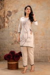 Naisha K 133 Cotton Flex Embroidered Co Ord Set Wholesale Market In Surat With Price