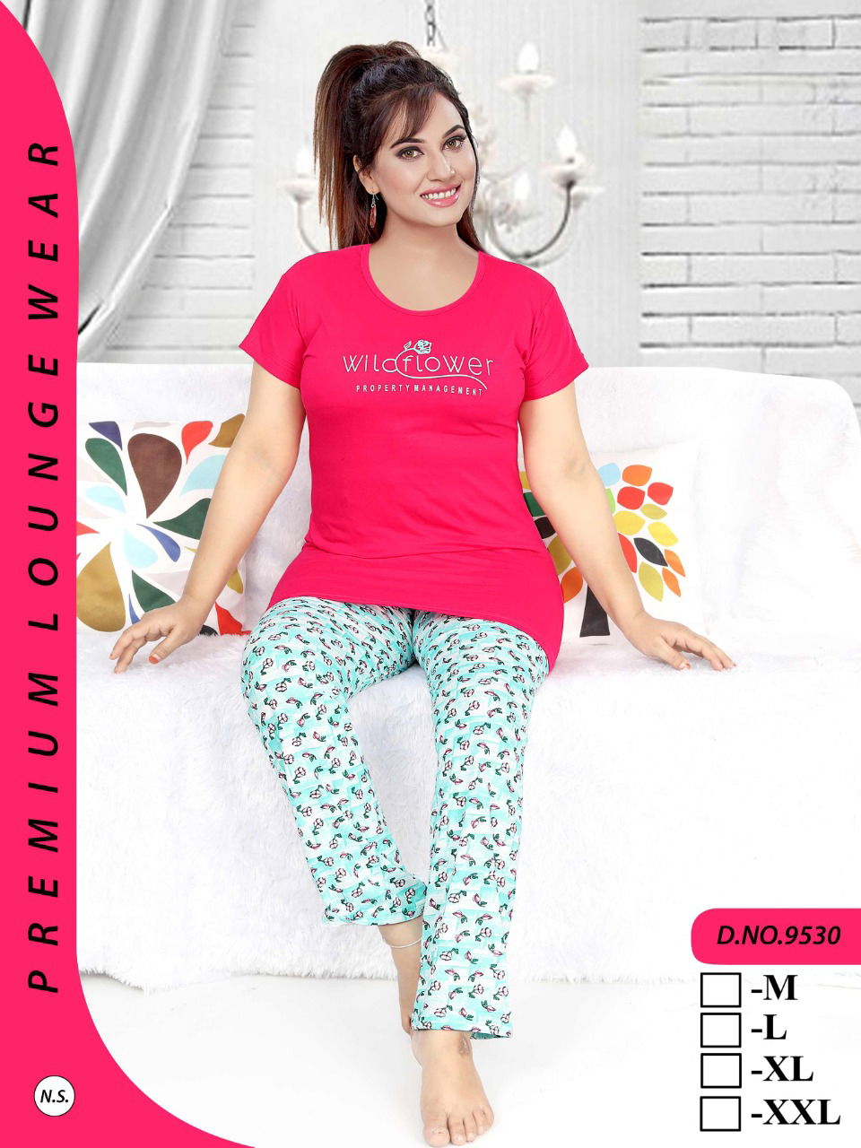 Medium Range 875 Hosiery Designer Night Wear Collection