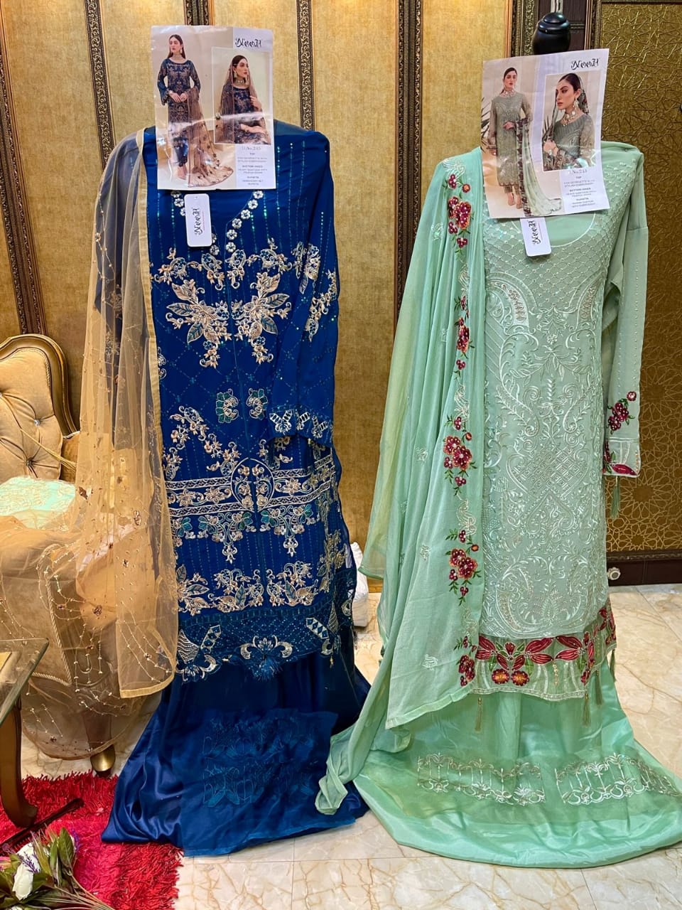 Noor Minhal 2 Premium Heavy Festive Wear Georgette Latest Designer Pakistani Salwar Kameez Collection
