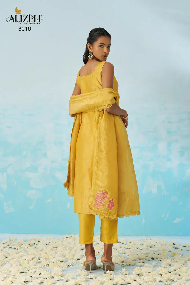 Jasmine By Alizeh Fancy Crush Designer Kurti With Bottom Dupatta Wholesale Online
