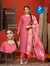 Kumran By Kaya Gadwal Silk Wholesale Kurti With Bottom Dupatta In India