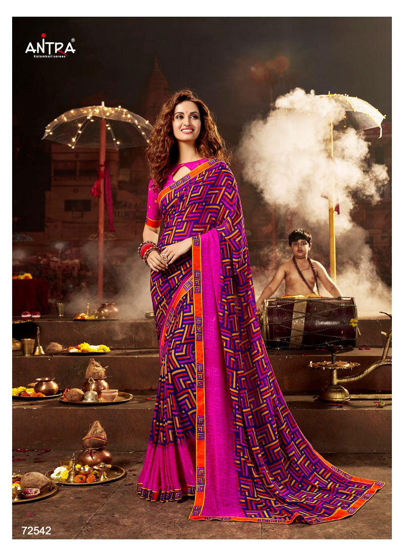 ANTPA CARVAAN Latest Fancy Designer Heavy Regular Wear Weightless Saree Collection