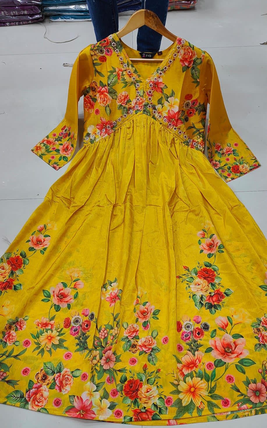 Yellow Rose By Fvd Alia Cut Sharara Readymade Suits Wholesale Clothing Distributors In India