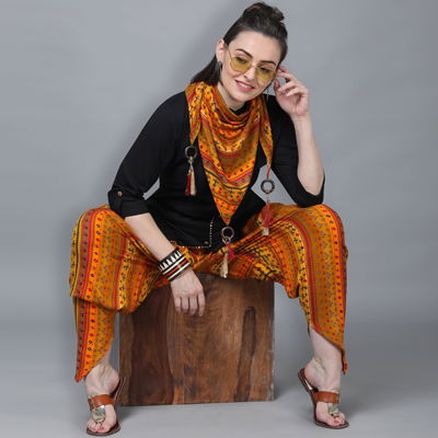 Kainat 8 Fancy New Party Wear Rayon Printed Kurti With Dhoti Collection