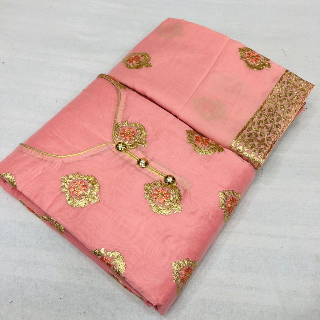 Baaghi Designer Latest Festive Wear Embroidery Work Dress Material Collection 