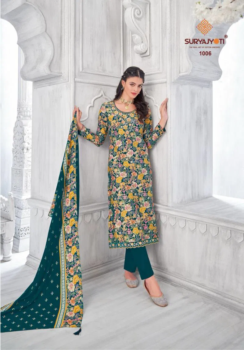 Priyanka Advance Vol 1 By Suryajyoti Modal Printed Dress Material Orders In India