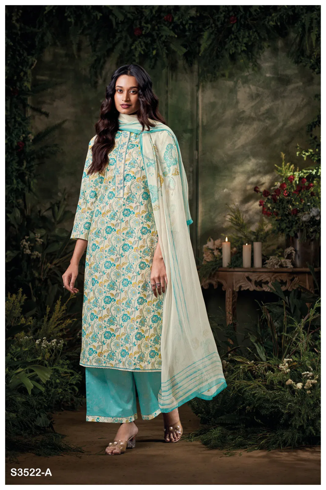 Bhaviya 3522 By Ganga Cotton Printed Designer Salwar Suit Orders In India