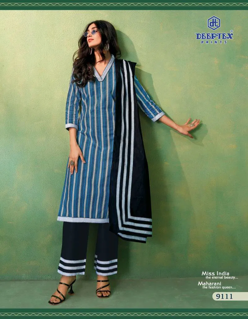  Miss India Vol 91 By Deeptex Cotton Printed Dress Material Wholesale Shop In Surat