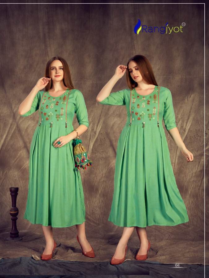 Ranjyot Herry Vol 3 Latest Designer Anarkali Style Kurtis Collection 