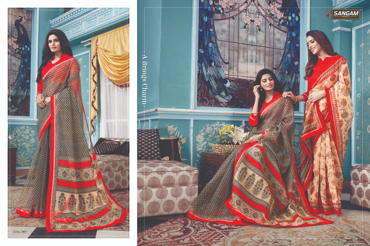 Sangam Panihari Latest Designer Festive Wear Fancy Printed Kota Sarees Collection
