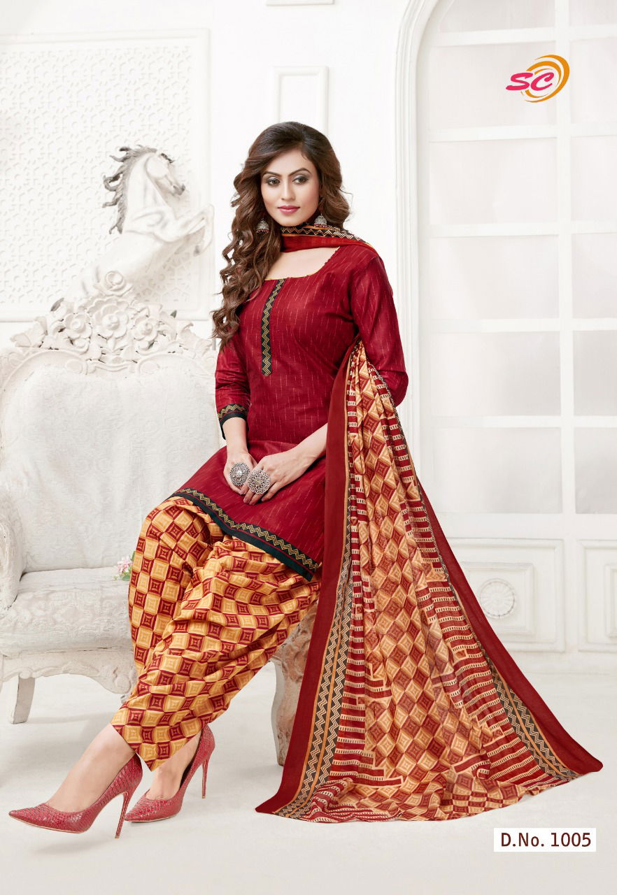 Sc Panetar 1 Edition Latest Fancy Regular Casual Wear pure Cotton Readymade Salwar Suit Collection
