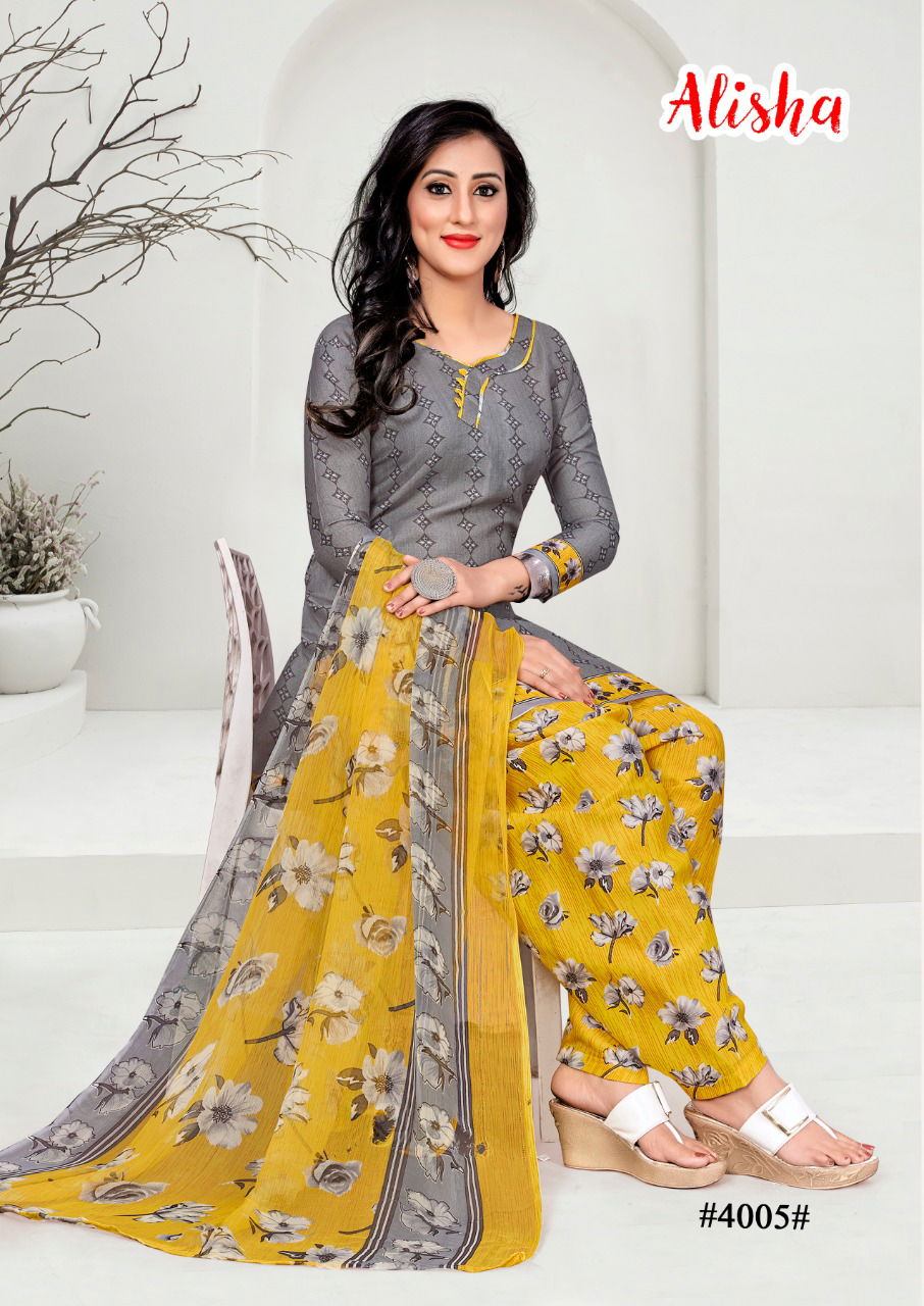 Alisha 4 Latest fancy Regular Wear Pure Cotton Printed Pure Micro Cotton Collection