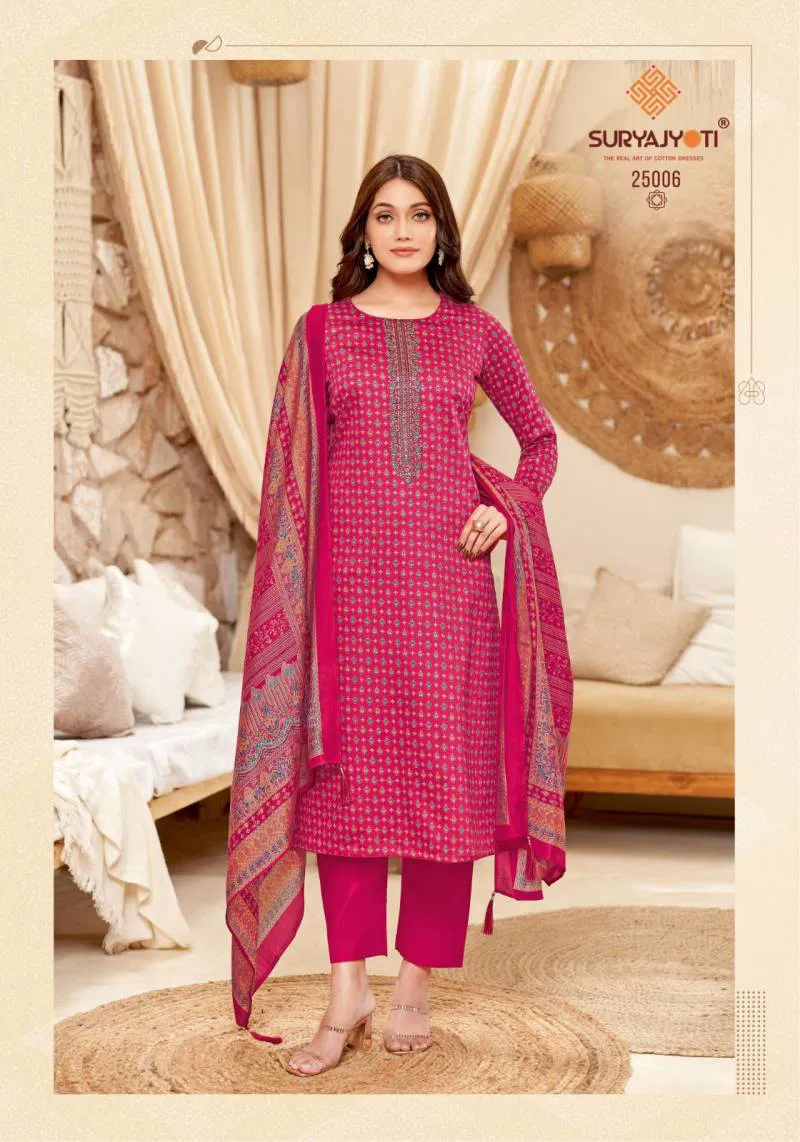 Kalki Vol 25 By Suryajyoti Jam Satin Printed Dress Material Wholesale Online