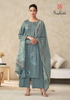 Suhani By Sudriti Talian Satin Printed Handwork Dress Material Exporters In India