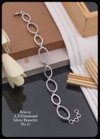 AD Diamond Silver And Rose Gold Silver Bracelets Catalog