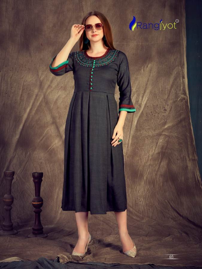 Ranjyot Herry Vol 3 Latest Designer Anarkali Style Kurtis Collection 
