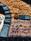 Scvc Gorma A Linen Silk Kalamkari Digital Printed Saree exporters in india