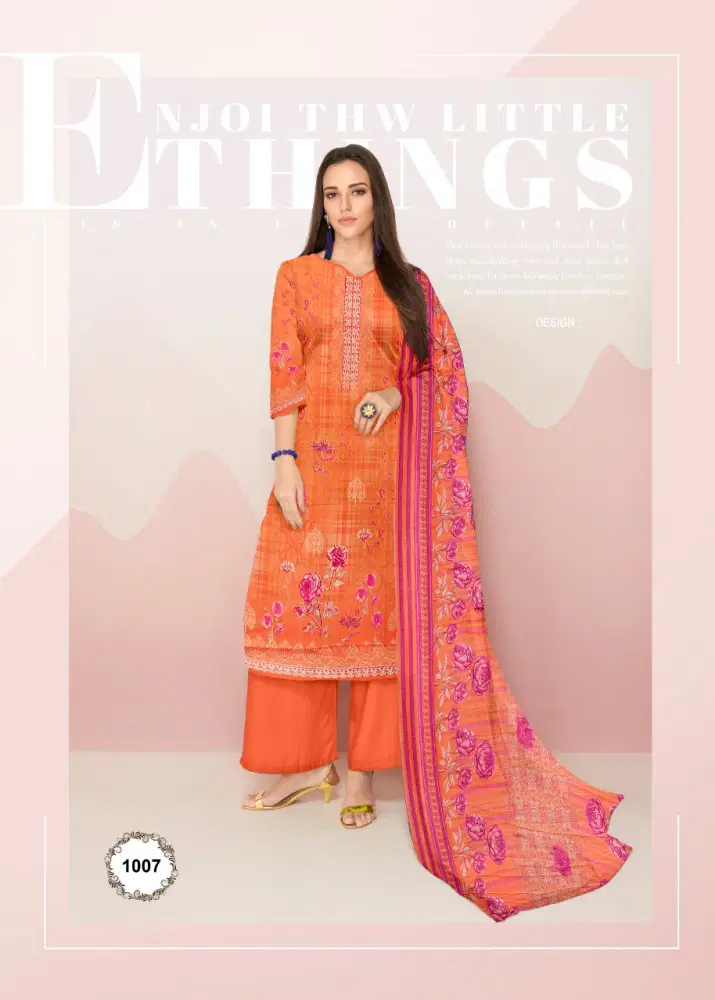 Mitra 1 Fancy Casual Daily Wear Designer Cotton Dress Material Collection