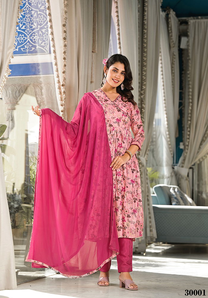 Kiyara 30001 To 30008 Printed Kurti With Bottom Dupatta Wholesale Shop In Surat
