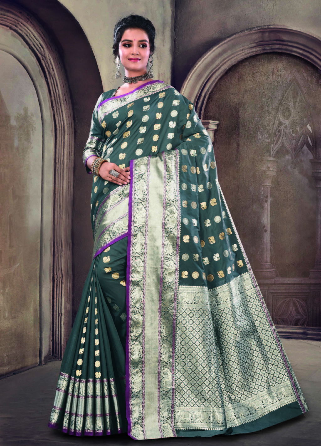 Sangam Kadambari Latest Exclusive Designer Festive Wear Soft Silk Sarees Collection