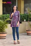 Cotton Shorties Vol 4 By Tips And Tops Cotton Printed Ladies Top Wholesale Shop In Surat