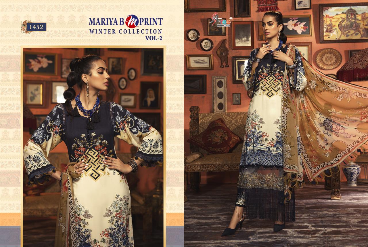 Shree Maria B Mprint Winter Collection 2 Latest Fancy Casual Wear  Pakistani Salwar Suits Collection
