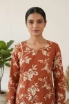 K 1141 By Naisha Printed Cotton Co Ord Set
