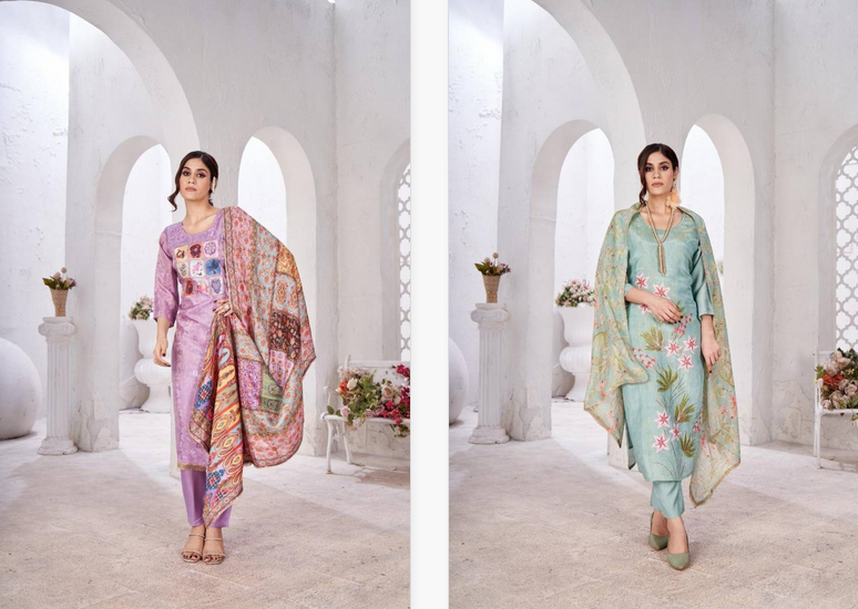 Tanyaa P 400 Maslin Printed Kurti Bottom With Dupatta Wholesale Market In Surat With Price